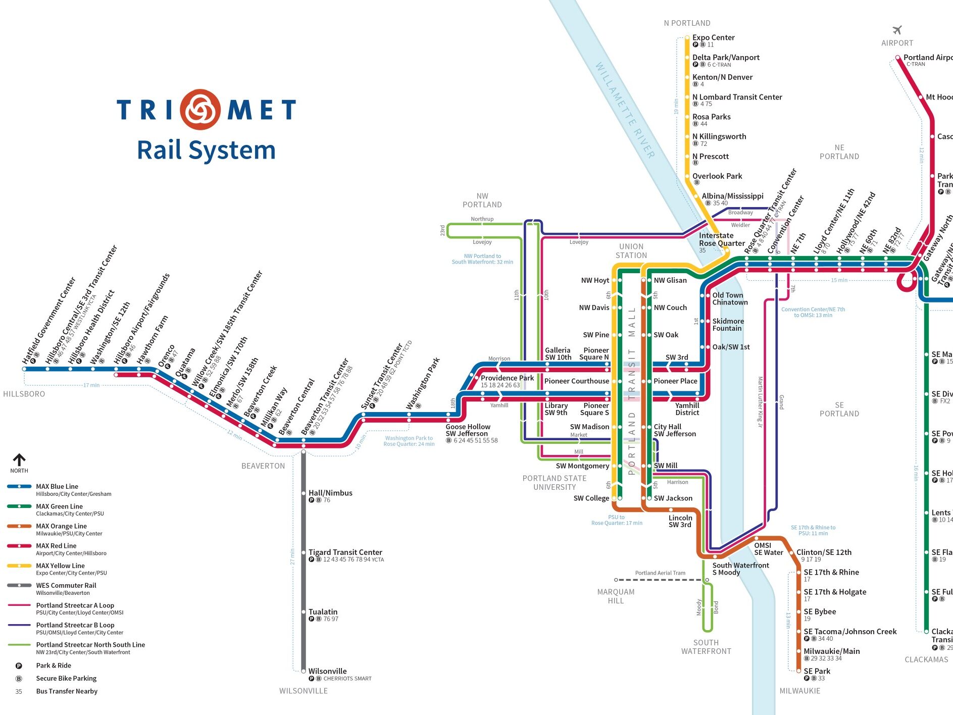 Picture of TriMet Rail System