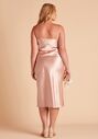 Birdy Grey Lisa Midi Dress Curve in Rose Gold Scoop Bridesmaid Dress - thumbnail - 3