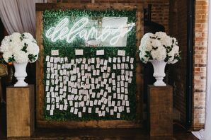 Custom Neon Light Sign and Escort Cards