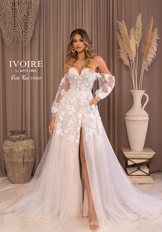 IVOIRE by KITTY CHEN ERIN RUE, V2410 A-Line Wedding Dress - 1