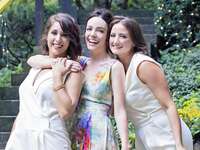 bride and bridesmaids