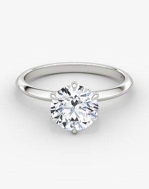 VRAI Classic Round Cut Engagement Ring