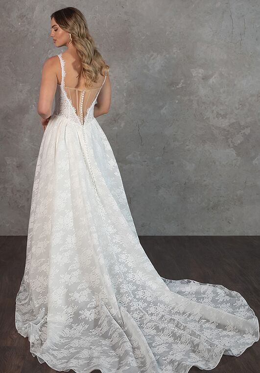 Essense of Australia D4315 A-Line Wedding Dress - 7