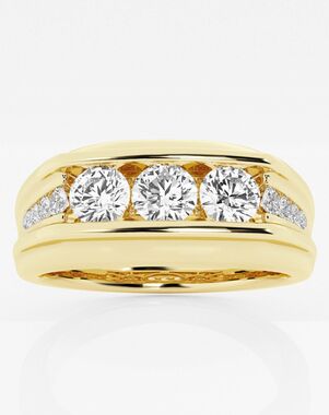 Grown Brilliance RIGFR0327H-GY4 Gold Wedding Ring