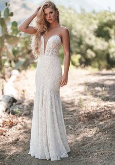 Allure Romance R3704 Sheath Wedding Dress