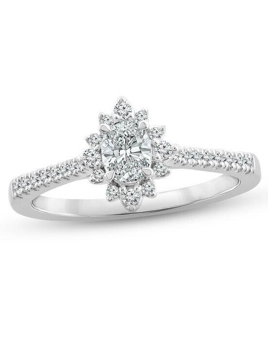 Kay Jewelers Unique Oval Cut Engagement Ring - 1