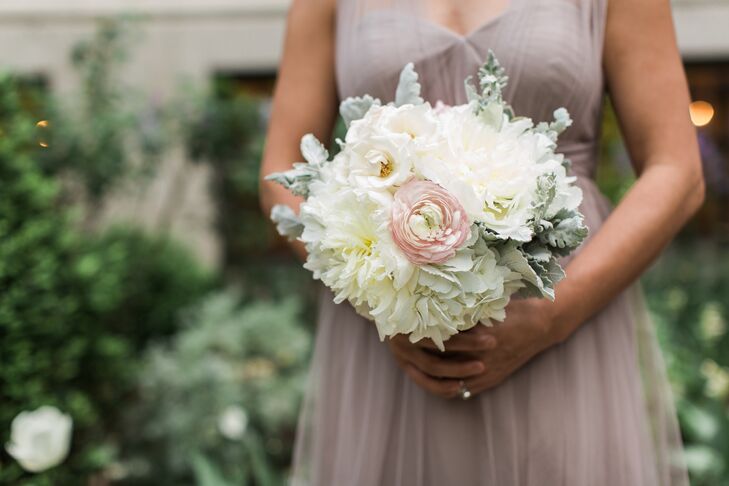 White Peonies and Hydrangeas Bouquet