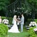 PJ and Kristine said "I do" in an outdoor ceremony on the beautiful grounds of Lord Thompson Manor.