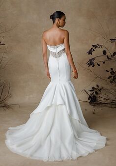 Justin Alexander Glynn Mermaid and Trumpet Wedding Dress