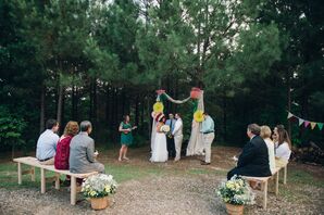 Casual Camping-Inspired Outdoor Ceremony