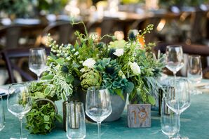 Greenery Spilled Onto the Dining Tables
