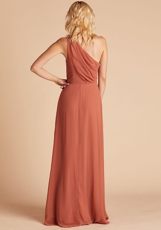 Birdy Grey Kira Dress in Terracotta One Shoulder Bridesmaid Dress - 3