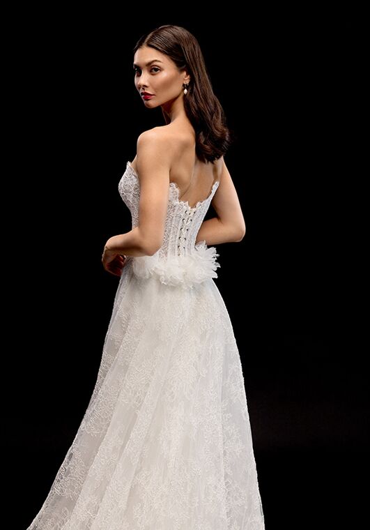 Justin Alexander Signature Zorya Fit-and-Flare Wedding Dress - 7