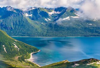 Seacoast of Katmai in Southern Alaska