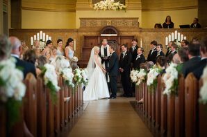 Formal Central Christian Church Wedding in Austin, Texas