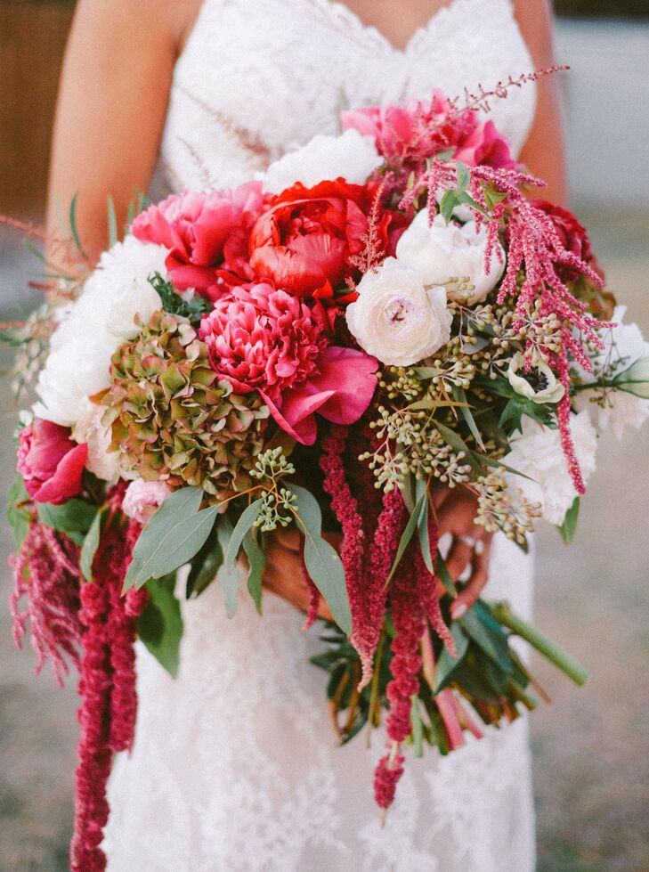 Shannon Hough Events, the planner for the day, also helped craft Danika's floral arrangements. "I was absolutely in love with my bouquet. I also love succulents, so the men wore those as boutonnieres, rather than the traditional rose," Danika says.