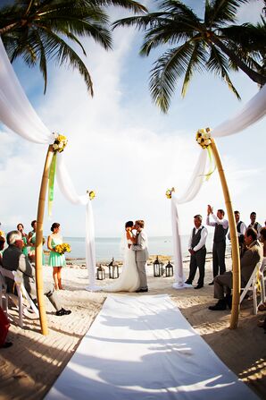 Key West, Florida Intimate Beachfront Ceremony