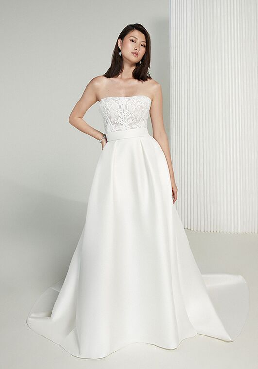 Justin Alexander Signature Marie A-Line Wedding Dress - 5