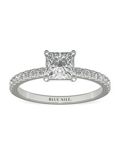 Blue Nile Princess Cut Engagement Ring