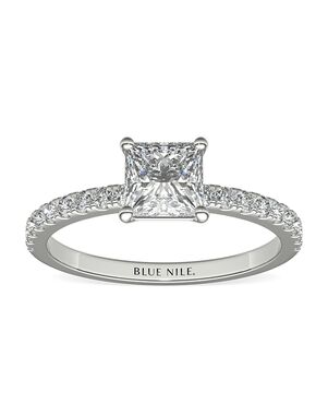 Blue Nile Princess Cut Engagement Ring