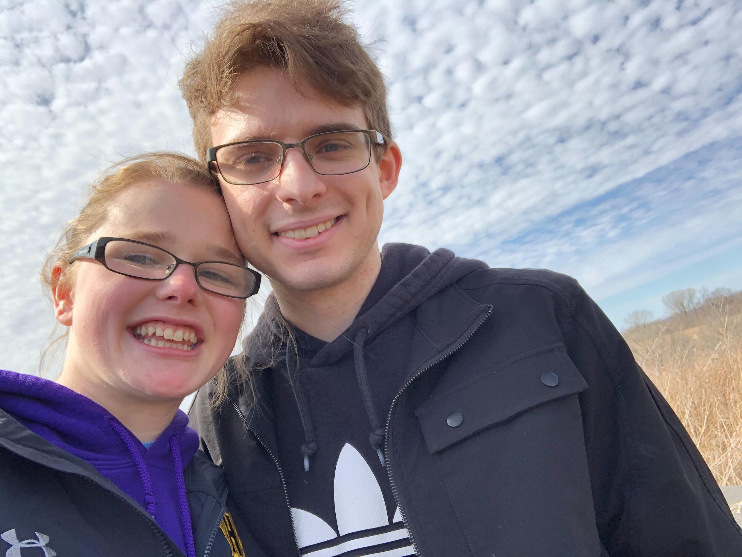 Jared and Hailey's first photo together. They began dating February 10th, 2020.