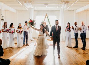 With Genesis Rostro (25 and a social work caseworker) being Mexican and John Pathak (30 and an architect) Nepali, they “wanted to incorporate both cul