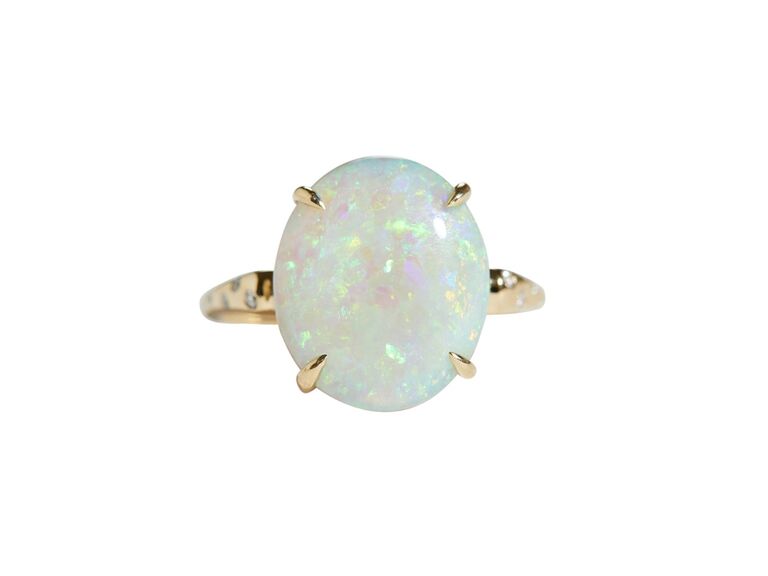 opal engagement ring