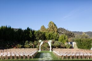 Neutral Toned Outdoor Ceremony