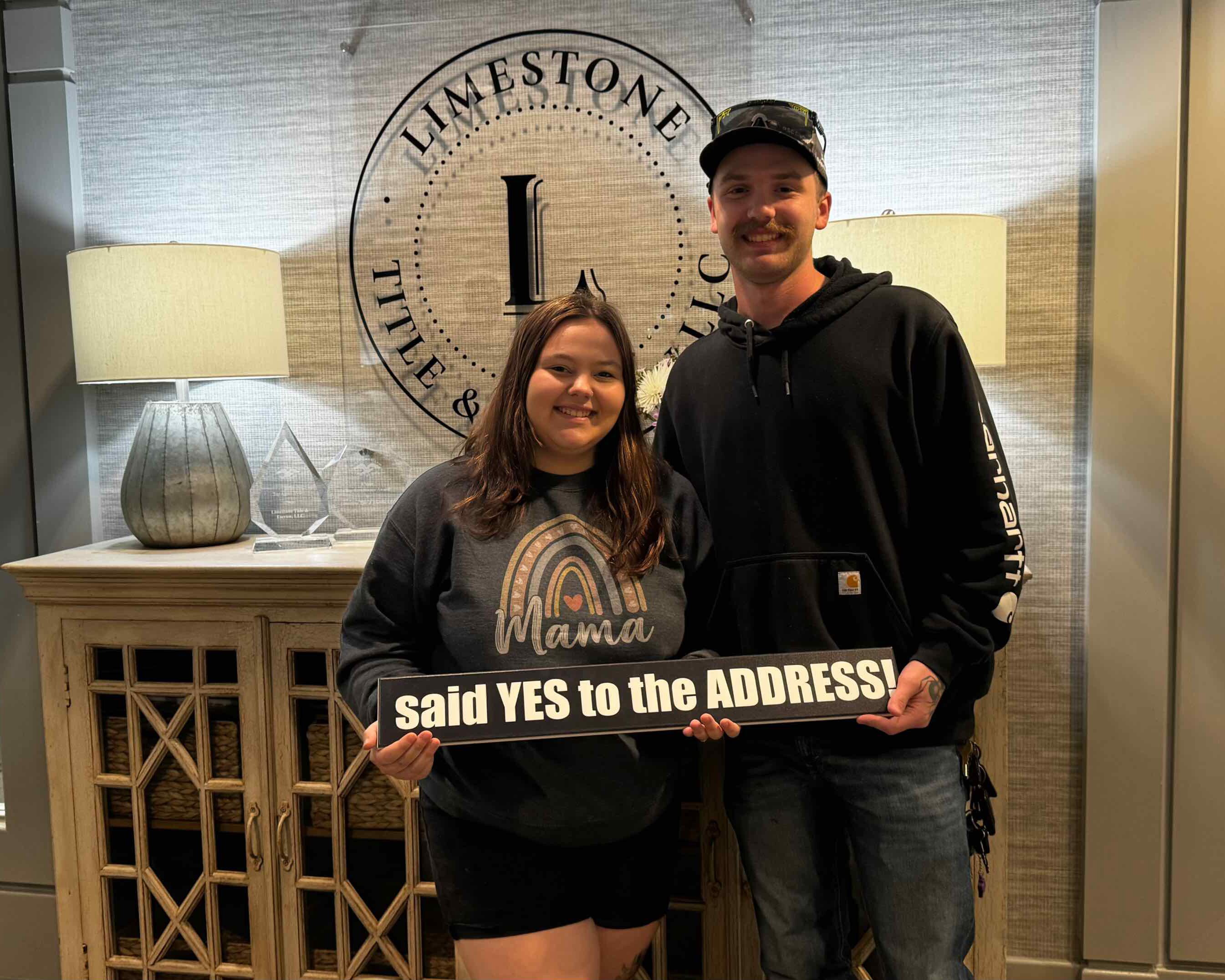 Picture of Becoming home owners! 