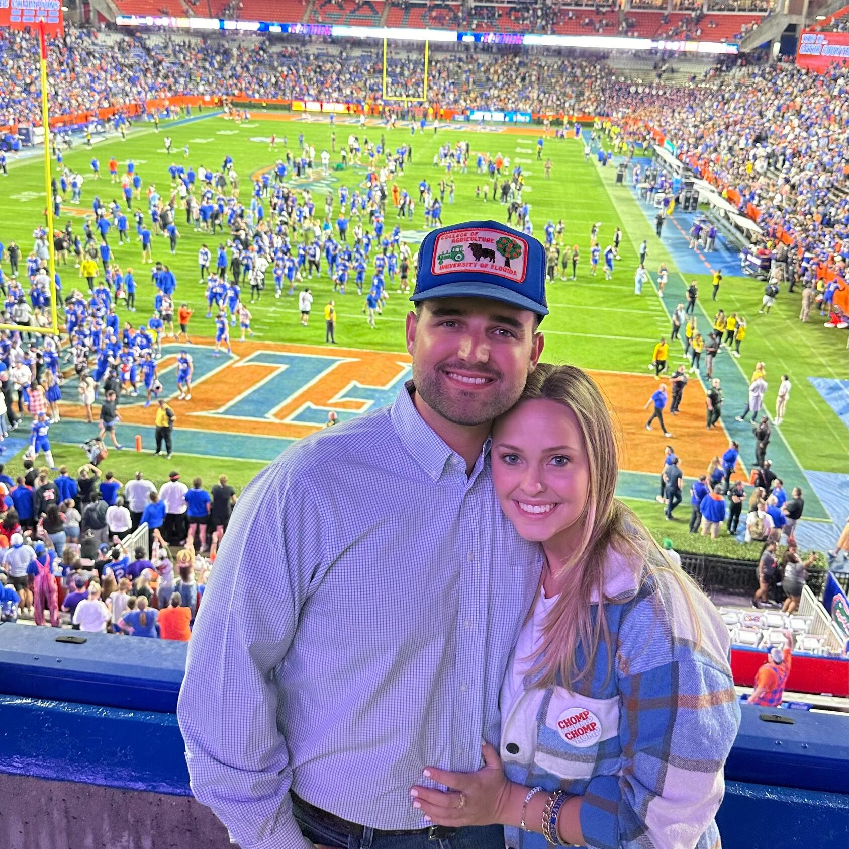 Picture of Our Gator Great Love Story