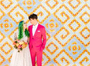Missy (25 and a restaurant general manager) and Peter (28 and a mechanical design engineer) exchanged vows on a day few couples have access to—Leap Da