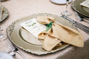 Elegant Gold Place Settings
