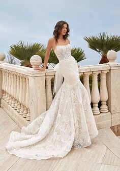Moonlight Collection J6961 Mermaid and Trumpet Wedding Dress