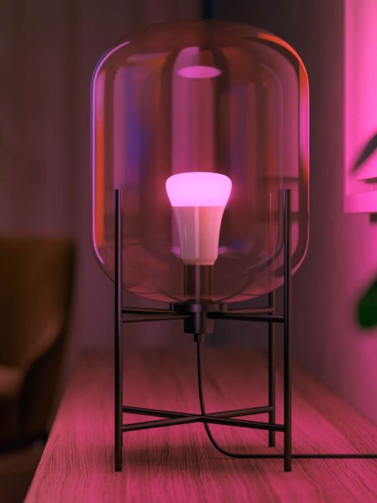 Smart LED lamp smart home wedding registry trend
