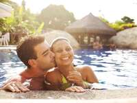 couple at hotel in Tulum, Mexico