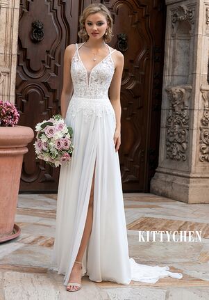 KITTYCHEN TRINA, H2056 Sheath Wedding Dress