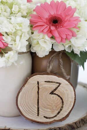 DIY Wood Round Table Numbers