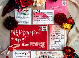 When Rachel first started planning her wedding to Stephen, she knew an overload of flowers was key. The vintage notes came into play after touring the