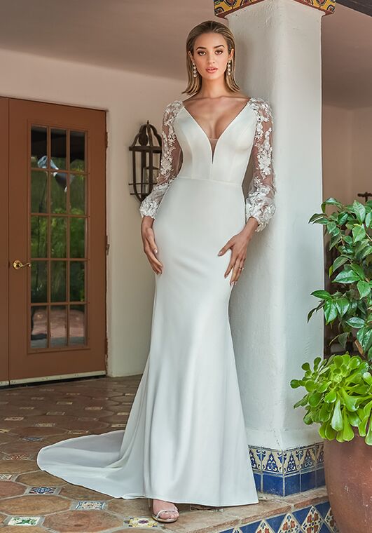 Jasmine Couture ELENA Fit-and-Flare Wedding Dress - 5