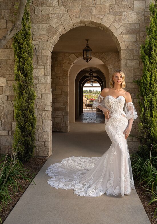 KITTYCHEN SOFI, H2535 Fit-and-Flare Wedding Dress - 1