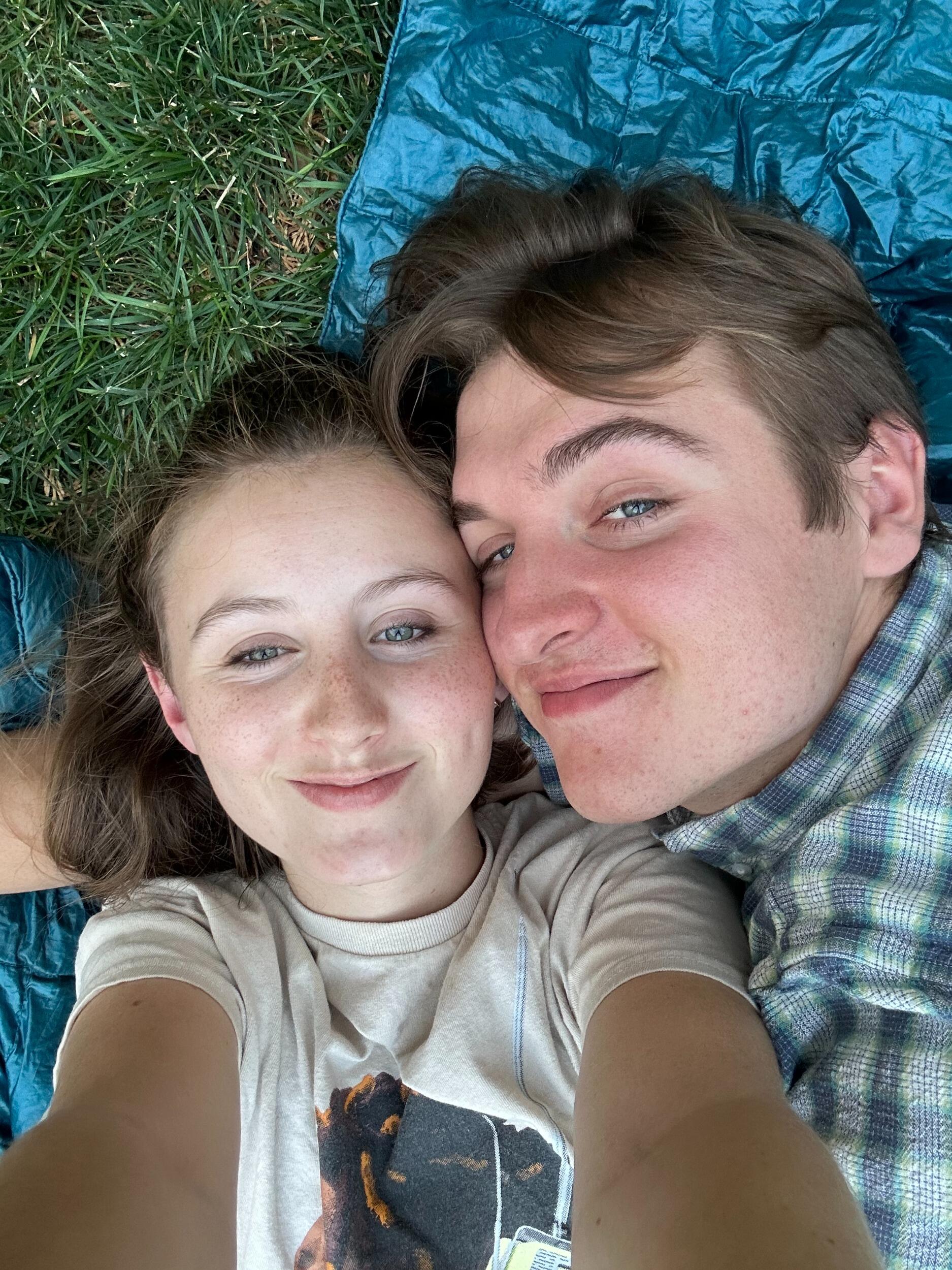 They became really close friends before both of their missions ended and called almost every day after going home. Gavin knew he wanted to marry her from very early on. They met up before school in Provo and went on their first date. She spilled ice cream on his grandmothers blanket, fabulous first date impression. 

As the months went on, they met up every week to go on dates and hangout. One time Gavin sneezed while bowling and let go of the ball too late, it flew into the other lane and broke the neighboring machine... bowling was going to be a whole lot more expensive that day. They wrote down his contact information but thankfully never reached out.