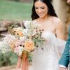 A Flower-Filled Private Estate Microwedding in Baltimore, Maryland, With a Peach Color Palette