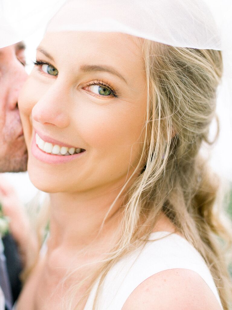 wedding makeup copper eyeshadow