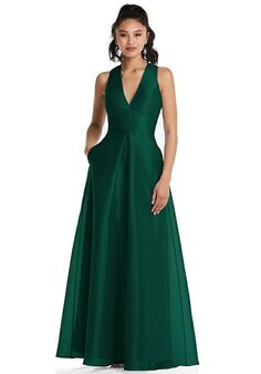 Cowl-neck Tie-strap Maternity Slip Bridesmaid Dress In Atlantic