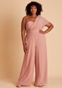 Birdy Grey Gigi Convertible Jumpsuit in Chiffon Dusty Rose Sweetheart Bridesmaid Dress - thumbnail - 6