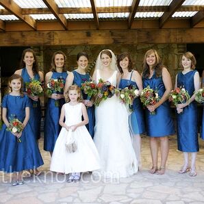 Blue Bridesmaid Dresses