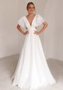 Olivia Bottega Minimalist Silk Organza Wedding Dress Juno A-Line Wedding Dress - thumbnail - 1