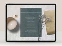 Digital wedding invitation