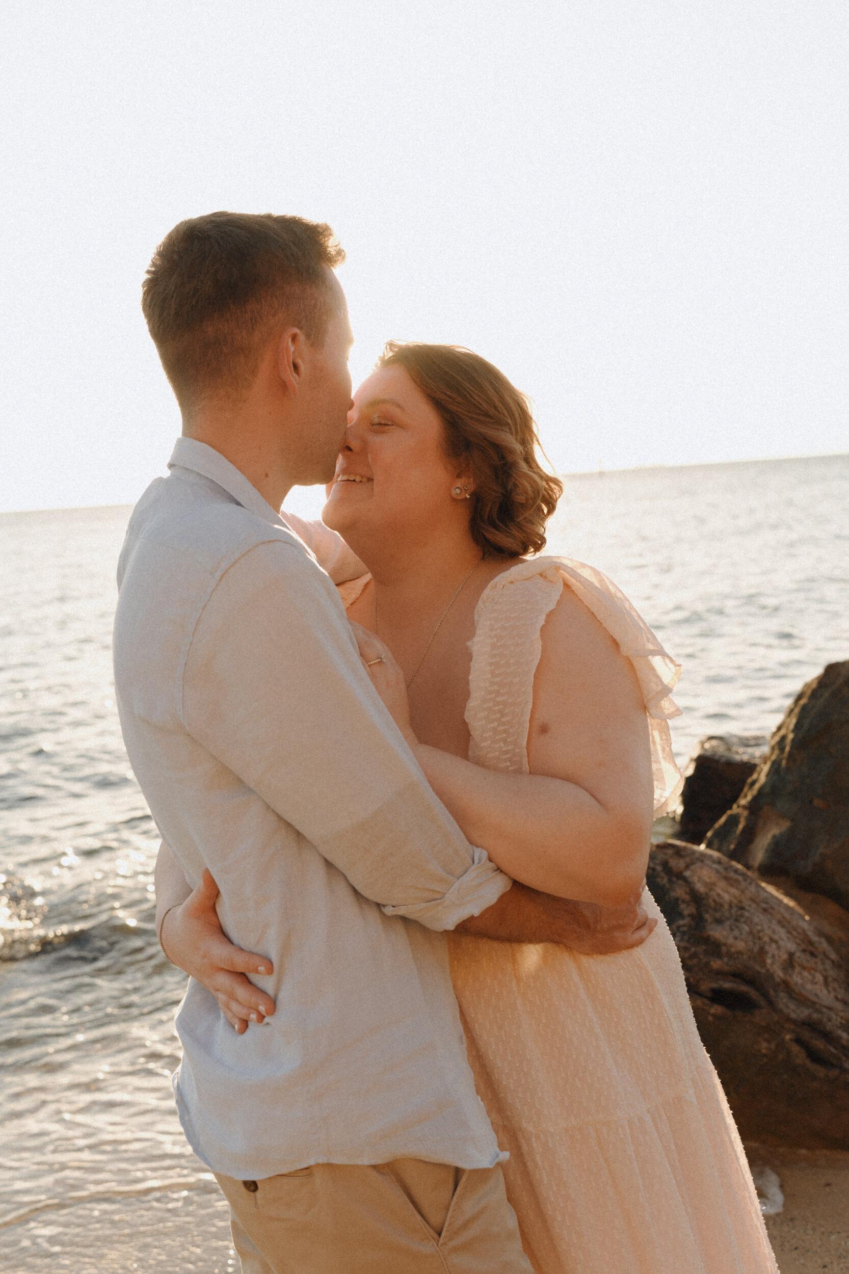 Engagement photos (with our very wonderful photographer Mark) at Half Moon Bay