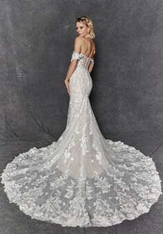 Justin Alexander Signature Taranto Fit-and-Flare Wedding Dress